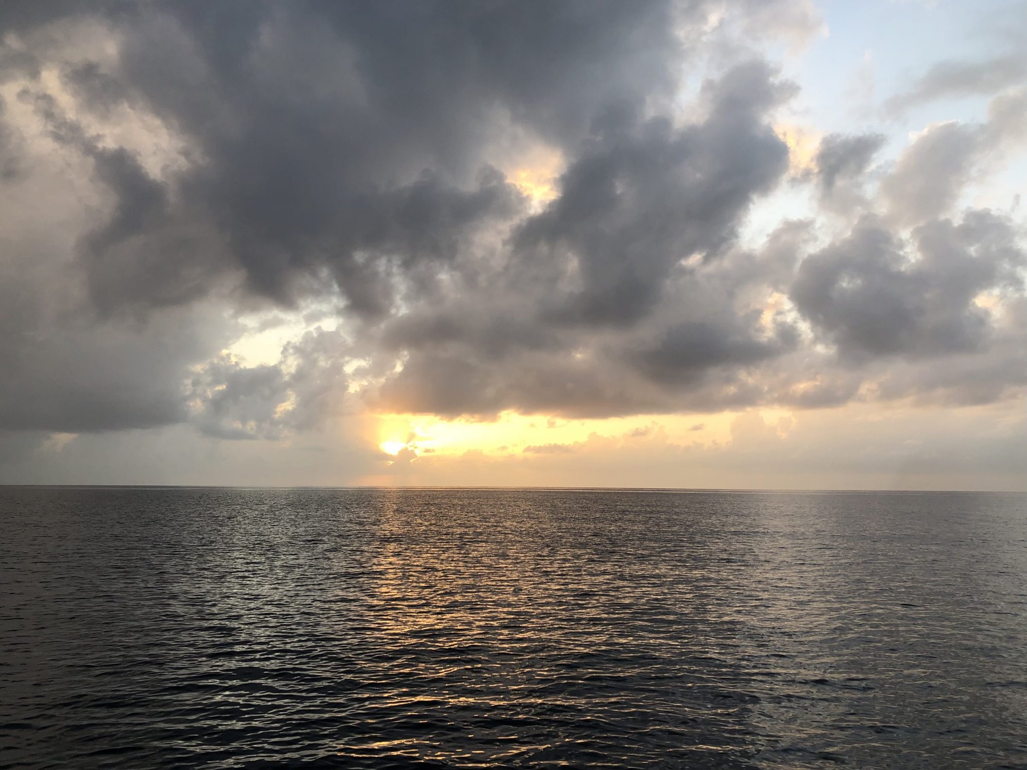 Sonnenuntergang über dem Meer